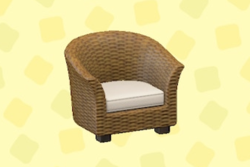 rattan armchair