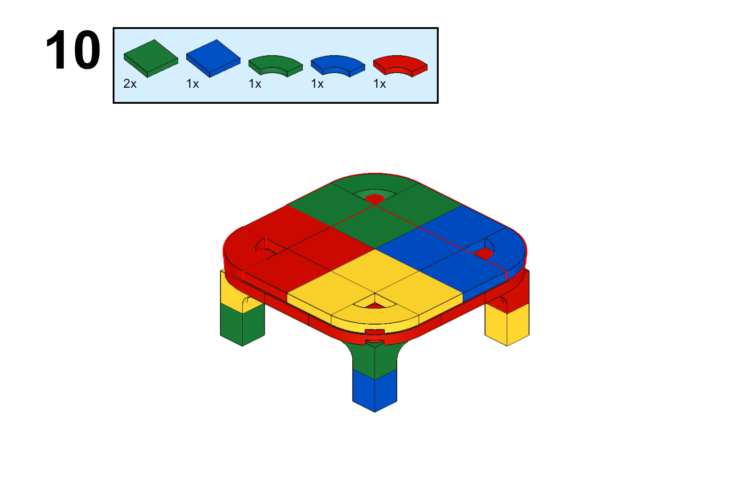 How to make the LEGO Table in ACNH 3.0 IRL