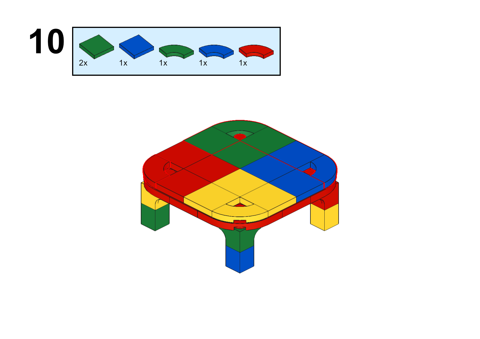 How to make the LEGO Table in ACNH 3.0 IRL