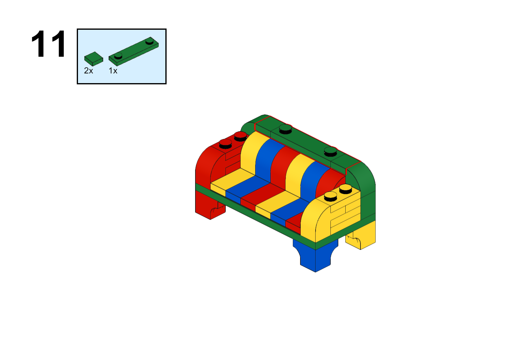 How to make Animal Crossing’s LEGO Sofa in Real Life
