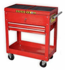 red tool cart